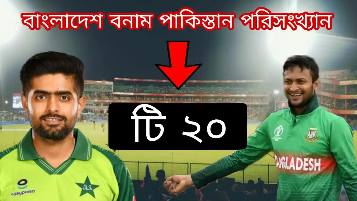 বাংলাদেশ বনাম পাকিস্তান পরিসংখ্যান T20