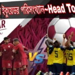 কাতার বনাম ইকুয়েডর পরিসংখ্যান হেড টু হেড Qatar vs equator Head to Head match prediction