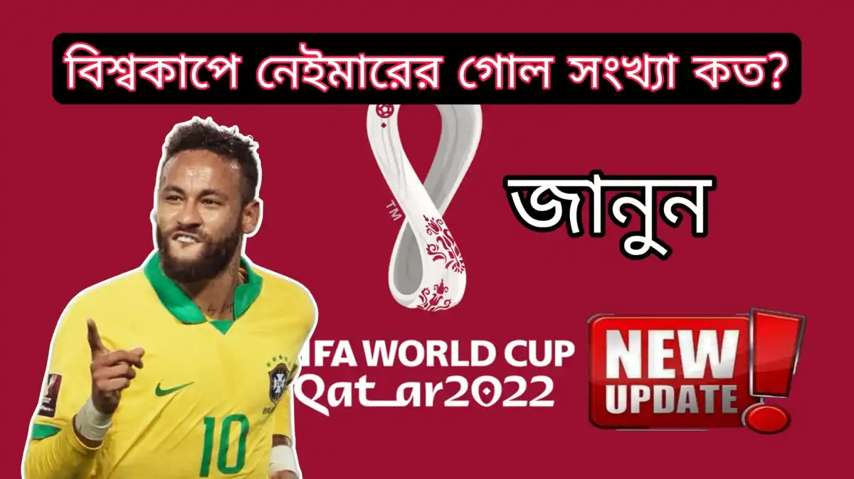 বিশ্বকাপে নেইমারের গোল সংখ্যা কত~ Neymar Total Goals in World Cup