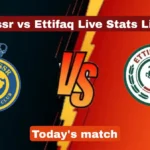 Al-Nassr vs Ettifaq Live Stats Line Up