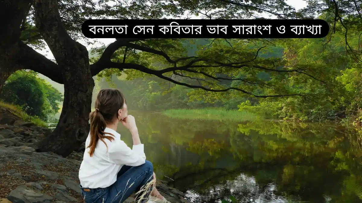 বনলতা সেন কবিতার মূলভাব সারাংশ ব্যাখ্যা